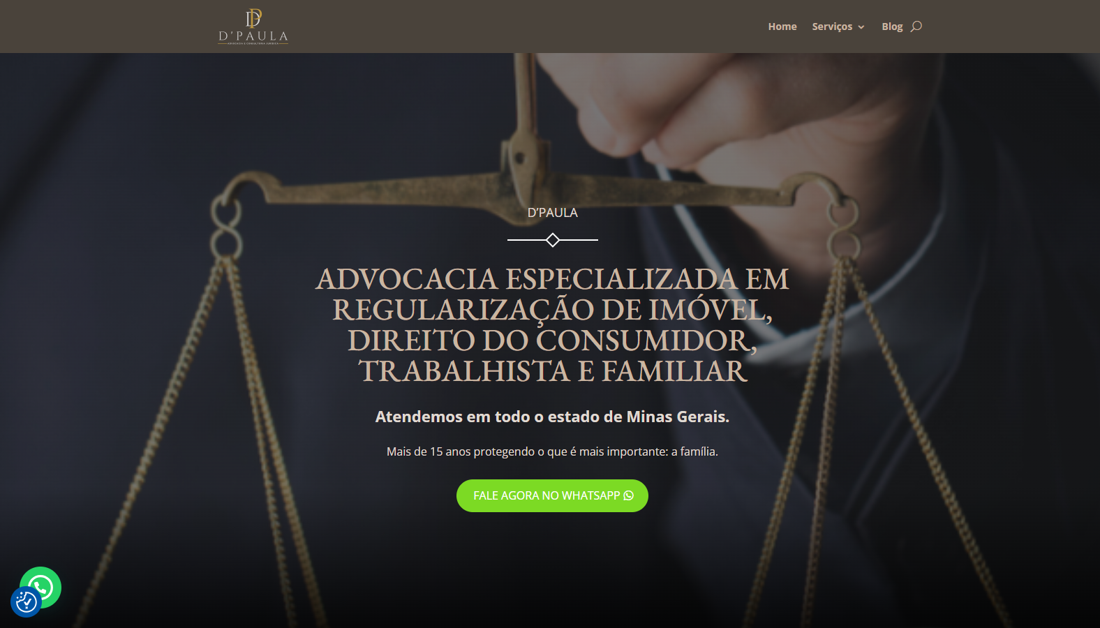 Site Advocacia D'Paula